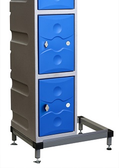 Std 160mm high Plastic locker Stand